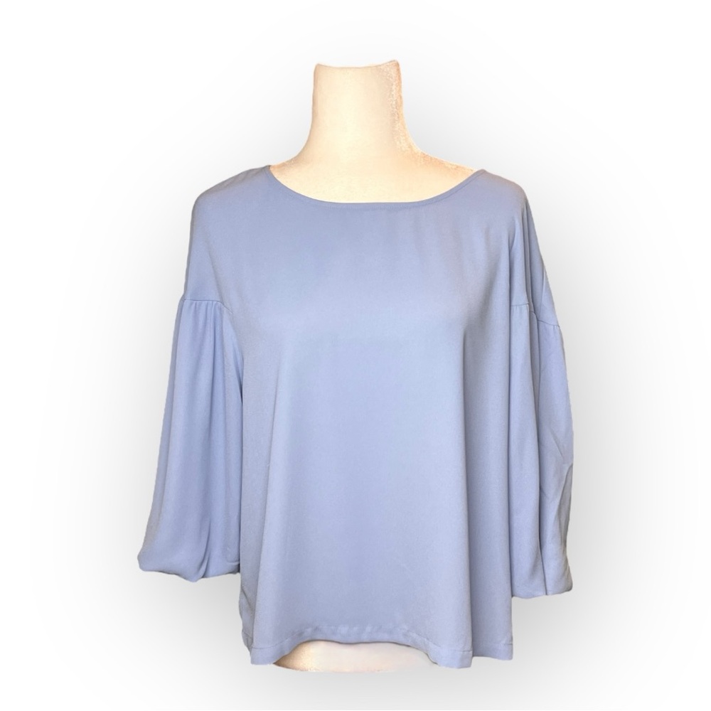 Elizabeth and James
Dusty Blue Balloon
Sleeve Blouse Size M
Women's Top
